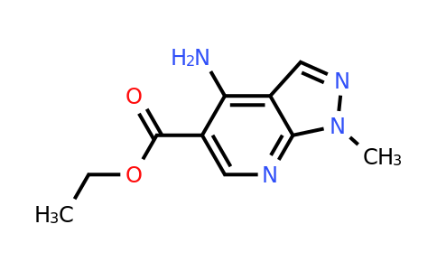 CAS 204974-76-5 | ethyl 4-amino-1-methyl-1H-pyrazolo[3,4-b]pyridine-5-carboxylate