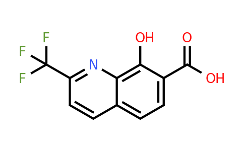 CAS 205040-74-0 | 8-Hydroxy-2-(trifluoromethyl)quinoline-7-carboxylic acid