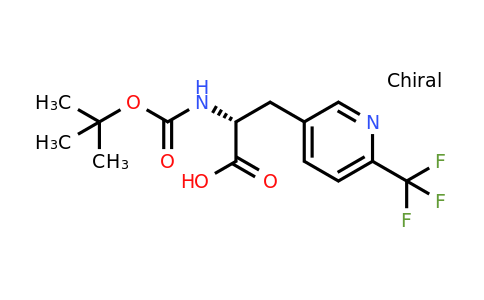 CAS 2050910-58-0 | (2R)-2-(tert-butoxycarbonylamino)-3-[6-(trifluoromethyl)-3-pyridyl]propanoic acid
