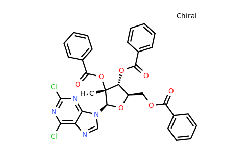 CAS 205171-10-4 | (2R,3R,4R,5R)-5-((Benzoyloxy)methyl)-2-(2,6-dichloro-9H-purin-9-yl)-3-methyltetrahydrofuran-3,4-diyl dibenzoate