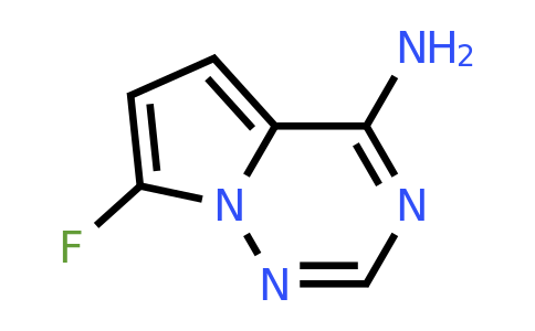 CAS 2052588-85-7 | 7-fluoropyrrolo[2,1-f][1,2,4]triazin-4-amine