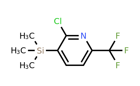 CAS 205444-18-4 | 2-chloro-6-(trifluoromethyl)-3-(trimethylsilyl)pyridine