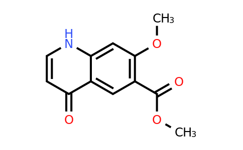 CAS 205448-65-3 | Methyl 7-methoxy-4-oxo-1,4-dihydroquinoline-6-carboxylate