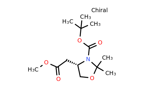 CAS 205491-14-1 | tert-butyl (4S)-4-(2-methoxy-2-oxo-ethyl)-2,2-dimethyl-oxazolidine-3-carboxylate