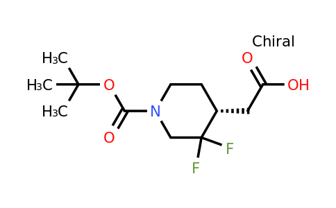 CAS 2055043-60-0 | 2-[(4R)-1-tert-butoxycarbonyl-3,3-difluoro-4-piperidyl]acetic acid