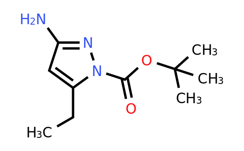 CAS 2055113-54-5 | tert-butyl 3-amino-5-ethyl-pyrazole-1-carboxylate