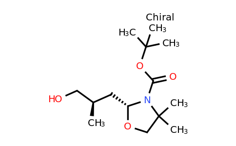 CAS 2055114-64-0 | (R)-tert-Butyl 2-((r)-3-hydroxy-2-methylpropyl)-4,4-dimethyloxazolidine-3-carboxylate