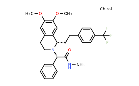 CAS 2055114-67-3 | (S)-2-((S)-6,7-Dimethoxy-1-(4-(trifluoromethyl)phenethyl)-3,4-dihydroisoquinolin-2(1h)-yl)-n-methyl-2-phenylacetamide