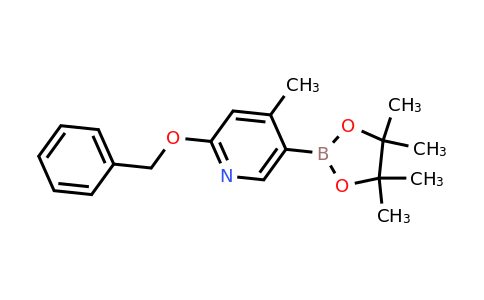 CAS 2055207-58-2 | 2-(Benzyloxy)-4-methyl-5-(4,4,5,5-tetramethyl-1,3,2-dioxaborolan-2-YL)pyridine