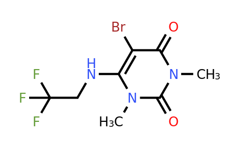 CAS 205528-94-5 | 5-Bromo-1,3-dimethyl-6-((2,2,2-trifluoroethyl)amino)pyrimidine-2,4(1H,3H)-dione