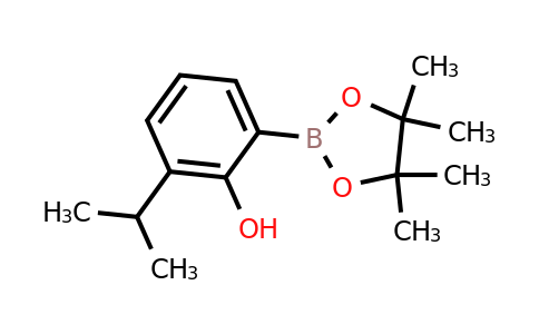 CAS 2055482-34-1 | 2-Isopropyl-6-(4,4,5,5-tetramethyl-1,3,2-dioxaborolan-2-YL)phenol