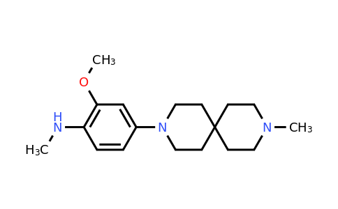 CAS 2055840-56-5 | 2-methoxy-N-methyl-4-{9-methyl-3,9-diazaspiro[5.5]undecan-3-yl}aniline