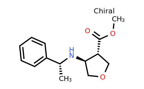 CAS 2055840-97-4 | rel-methyl (3S,4S)-4-{[(1R)-1-phenylethyl]amino}oxolane-3-carboxylate