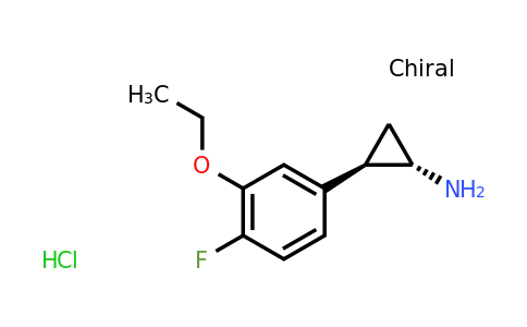 CAS 2055841-10-4 | (1S,2R)-rel-2-(3-ethoxy-4-fluorophenyl)cyclopropan-1-amine hydrochloride