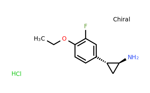 CAS 2055841-15-9 | (1S,2R)-rel-2-(4-ethoxy-3-fluorophenyl)cyclopropan-1-amine hydrochloride