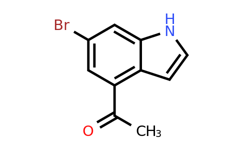 CAS 2055841-48-8 | 1-(6-bromo-1H-indol-4-yl)ethan-1-one