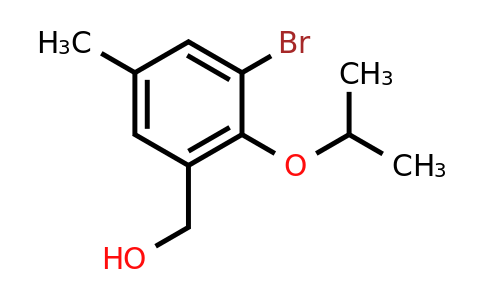 (3-Bromo-2-isopropoxy-5-methylphenyl)methanol