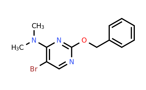 CAS 205672-18-0 | 2-(Benzyloxy)-5-bromo-N,N-dimethylpyrimidin-4-amine