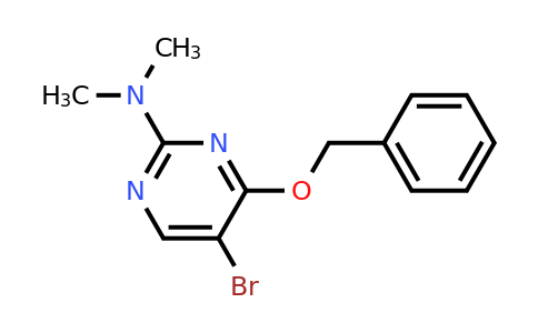 CAS 205672-20-4 | 4-(Benzyloxy)-5-bromo-N,N-dimethylpyrimidin-2-amine
