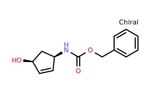 CAS 205675-68-9 | carbamic acid, [(1r,4s)-4-hydroxy-2-cyclopenten-1-yl]-, phenylmethyl ester, rel- (9ci)