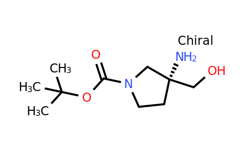 CAS 2057405-73-7 | tert-butyl (3R)-3-amino-3-(hydroxymethyl)pyrrolidine-1-carboxylate