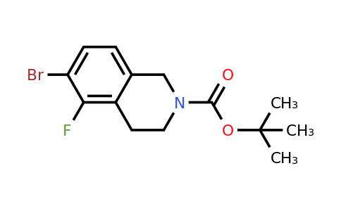 CAS 2058040-86-9 | tert-butyl 6-bromo-5-fluoro-1,2,3,4-tetrahydroisoquinoline-2-carboxylate