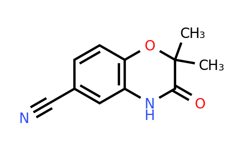 CAS 205818-52-6 | 2,2-Dimethyl-3-oxo-3,4-dihydro-2H-benzo[b][1,4]oxazine-6-carbonitrile