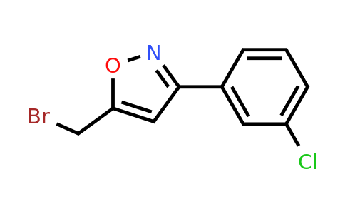 CAS 205928-88-7 | 5-Bromomethyl-3-(3-chloro-phenyl)-isoxazole
