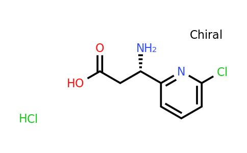 CAS 2059911-97-4 | (3S)-3-Amino-3-(6-chloropyridin-2-yl)propanoic acid hydrochloride