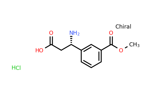 CAS 2059917-86-9 | (3S)-3-Amino-3-[3-(methoxycarbonyl)phenyl]propanoic acid hydrochloride
