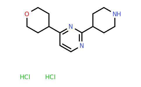 CAS 2059942-36-6 | 4-(Oxan-4-yl)-2-(piperidin-4-yl)pyrimidine dihydrochloride