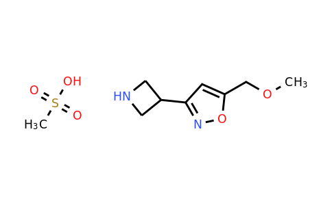 CAS 2059948-26-2 | 3-(Azetidin-3-yl)-5-(methoxymethyl)-1,2-oxazole, methanesulfonic acid
