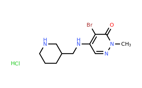 CAS 2059948-38-6 | 4-Bromo-2-methyl-5-{[(piperidin-3-yl)methyl]amino}-2,3-dihydropyridazin-3-one hydrochloride
