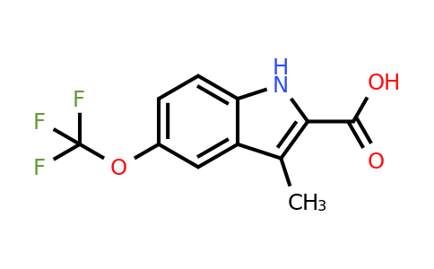 CAS 2059954-21-9 | 3-Methyl-5-(trifluoromethoxy)-1H-indole-2-carboxylic acid