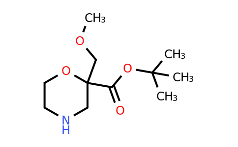 CAS 2059988-74-6 | tert-Butyl 2-(methoxymethyl)morpholine-2-carboxylate