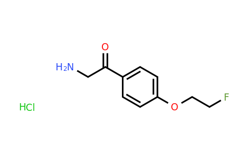 CAS 2059988-76-8 | 2-Amino-1-[4-(2-fluoroethoxy)phenyl]ethan-1-one hydrochloride