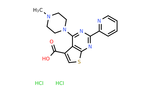 CAS 2060000-40-8 | 4-(4-Methylpiperazin-1-yl)-2-(pyridin-2-yl)thieno[2,3-d]pyrimidine-5-carboxylic acid dihydrochloride