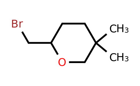 CAS 2060000-68-0 | 2-(Bromomethyl)-5,5-dimethyloxane