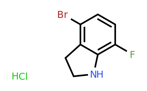 CAS 2060004-97-7 | 4-Bromo-7-fluoro-2,3-dihydro-1H-indole hydrochloride