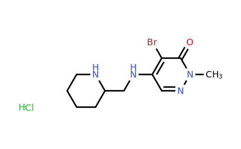 CAS 2060031-55-0 | 4-Bromo-2-methyl-5-{[(piperidin-2-yl)methyl]amino}-2,3-dihydropyridazin-3-one hydrochloride