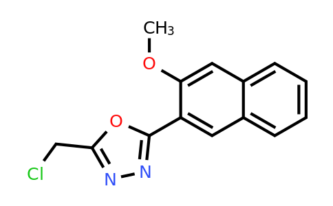 CAS 2060033-41-0 | 2-(Chloromethyl)-5-(3-methoxynaphthalen-2-yl)-1,3,4-oxadiazole