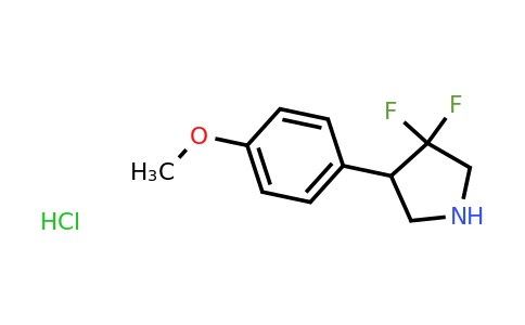 CAS 2060037-98-9 | 3,3-Difluoro-4-(4-methoxyphenyl)pyrrolidine hydrochloride