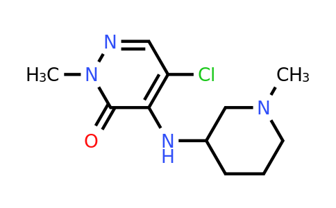 CAS 2060042-44-4 | 5-Chloro-2-methyl-4-[(1-methylpiperidin-3-yl)amino]-2,3-dihydropyridazin-3-one