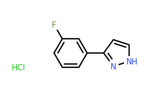 CAS 2060063-22-9 | 3-(3-Fluorophenyl)-1H-pyrazole hydrochloride
