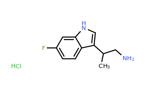 CAS 2060063-30-9 | 2-(6-Fluoro-1H-indol-3-yl)propan-1-amine hydrochloride