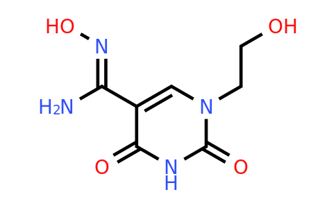 CAS 2060523-73-9 | (Z)-N'-Hydroxy-1-(2-hydroxyethyl)-2,4-dioxo-1,2,3,4-tetrahydropyrimidine-5-carboximidamide