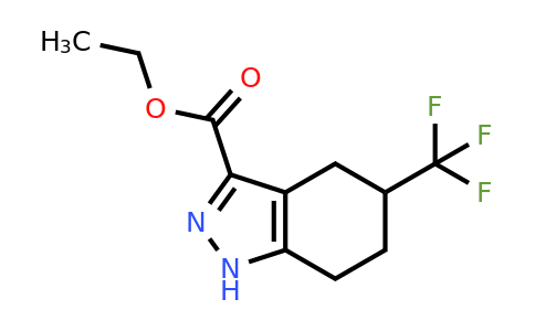 CAS 2060587-75-7 | ethyl 5-(trifluoromethyl)-4,5,6,7-tetrahydro-1H-indazole-3-carboxylate