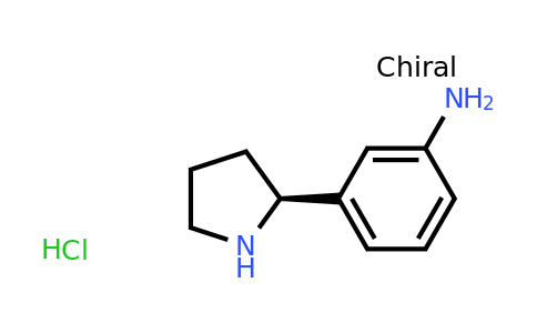 CAS 2061996-76-5 | (S)-3-(Pyrrolidin-2-yl)aniline hydrochloride