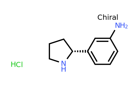 CAS 2061996-91-4 | (R)-3-(Pyrrolidin-2-yl)aniline hydrochloride