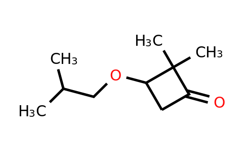 CAS 2063-95-8 | 2,2-dimethyl-3-(2-methylpropoxy)cyclobutan-1-one
